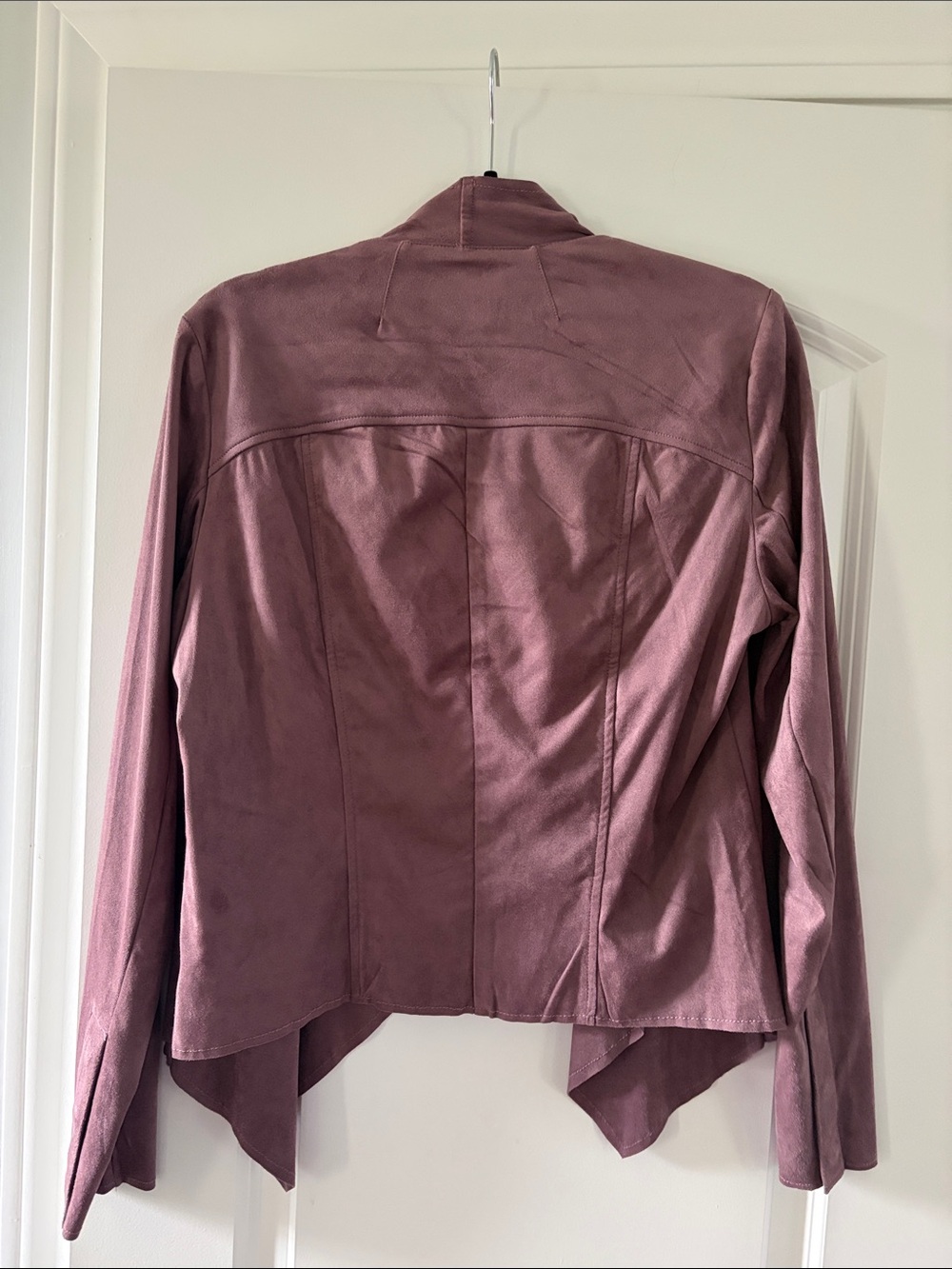 Kut from the Kloth Mauve Draped Open-Front Jacket - Picture 4 of 4